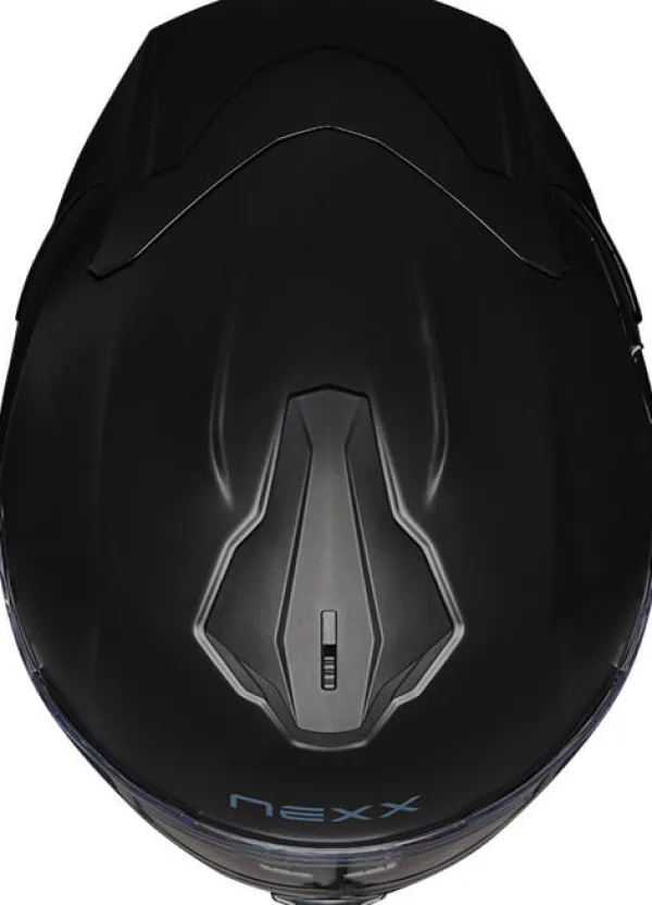 NEXX Y.100R Full Black Mat> Integraalhelmen|Helmen Met Zonnevizier