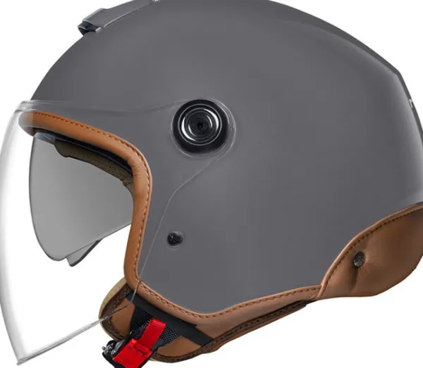 NEXX Y.10 Sunny Titanium/Camel> Retro Helmen|Helmen Met Zonnevizier