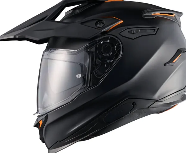 NEXX Y.TRAVL Plain Matt Black> Adventure Helmen|Integraalhelmen