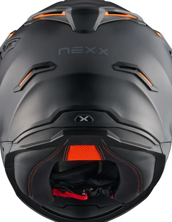NEXX Y.TRAVL Plain Matt Black> Adventure Helmen|Integraalhelmen