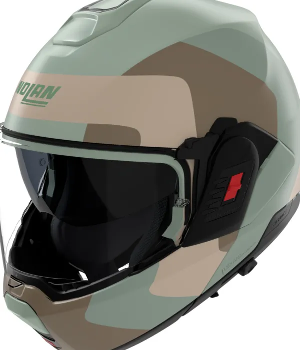 Nolan N120-1 Omocromo 352> Systeemhelmen|Helmen Met Zonnevizier