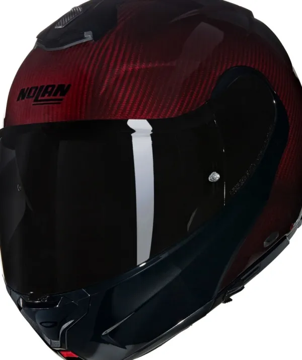 Nolan X-1005 Ultra Carbon Liquido 326> Systeemhelmen|Helmen Met Zonnevizier