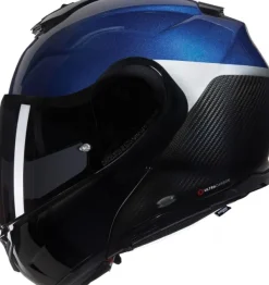 Nolan X-1005 Ultra Carbon Verniciatura Sp 344> Systeemhelmen|Helmen Met Zonnevizier