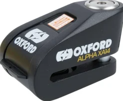 Oxford Alpha XA14 Alarm Disc Lock Black ART4 LK218> Motorsloten