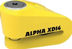 Oxford Alpha XD14 Disc Lock (14mm pin) Yellow ART4 LK276> Motorsloten