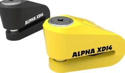 Oxford Alpha XD14 Disc Lock (14mm pin) Yellow ART4 LK276> Motorsloten