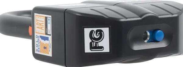 Oxford Boss Alarm 16mm Padlock Black ART4 LK484> Motorsloten
