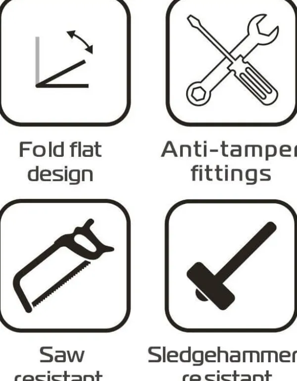 Oxford Taskforce Muur-vloeranker ART4 LK408> Motorsloten