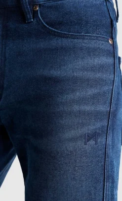 Pando Moto Arnie-Slim Motorbroek Blue><noscript><img width=