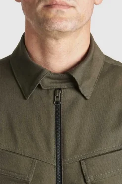Pando Moto Capo Motorjas COR 02 Shirt Slim-Fit CorduraÂ® Olive> Motorjassen