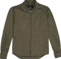 Pando Moto Capo Motorjas COR 02 Shirt Slim-Fit CorduraÂ® Olive> Motorjassen