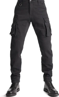Pando Moto Desert-Cargo Motorjeans Black> Motorbroeken|Motorjeans