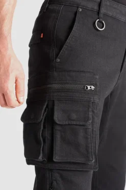 Pando Moto Desert-Cargo Motorjeans Black><noscript><img width=