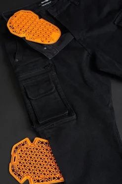 Pando Moto Desert-Cargo Motorjeans Black><noscript><img width=