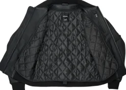 Pando Moto Falcon Motorjas Leather Aviator Black><noscript><img width=