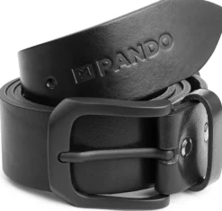 Pando Moto Himo 3 Full-grain Soft Leather Belt> Bretels En Riemen