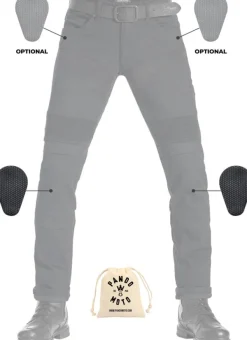 Pando Moto Karldo KEV 01 Cordura Jeans Slim-Fit> Motorbroeken