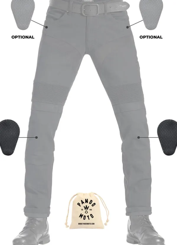 Pando Moto Karldo KEV 01 Cordura Jeans Slim-Fit> Motorbroeken