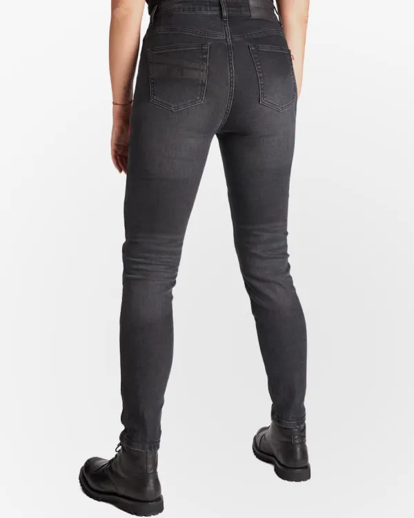 Pando Moto Kaya Slim Motorjeans Grey> Motorjeans