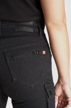 Pando Moto Mila Cargo Motorjeans Black><noscript><img width=
