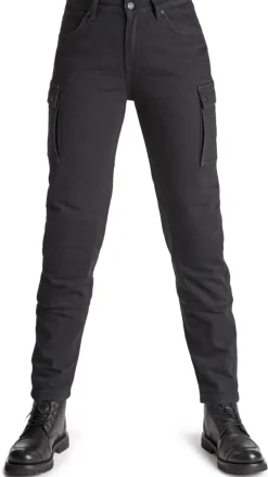 Pando Moto Mila Cargo Motorjeans Black><noscript><img width=