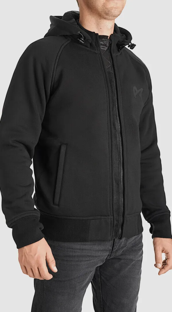 Pando Moto Phantom-Moto-Hoodie Motorhoodie Black> Motorhoodies|Motorjassen