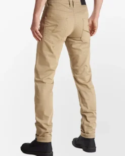 Pando Moto Robby Slim Motorjeans Beige> Motorjeans