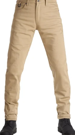Pando Moto Robby Slim Motorjeans Beige><noscript><img width=
