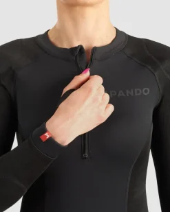 Pando Moto Shell Women 02 Armored Motorcycle Baselayer / body Black><noscript><img width=