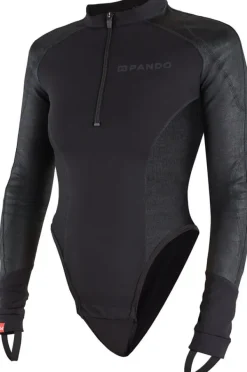 Pando Moto Shell Women Armored Motorcycle Baselayer / Body Black><noscript><img width=