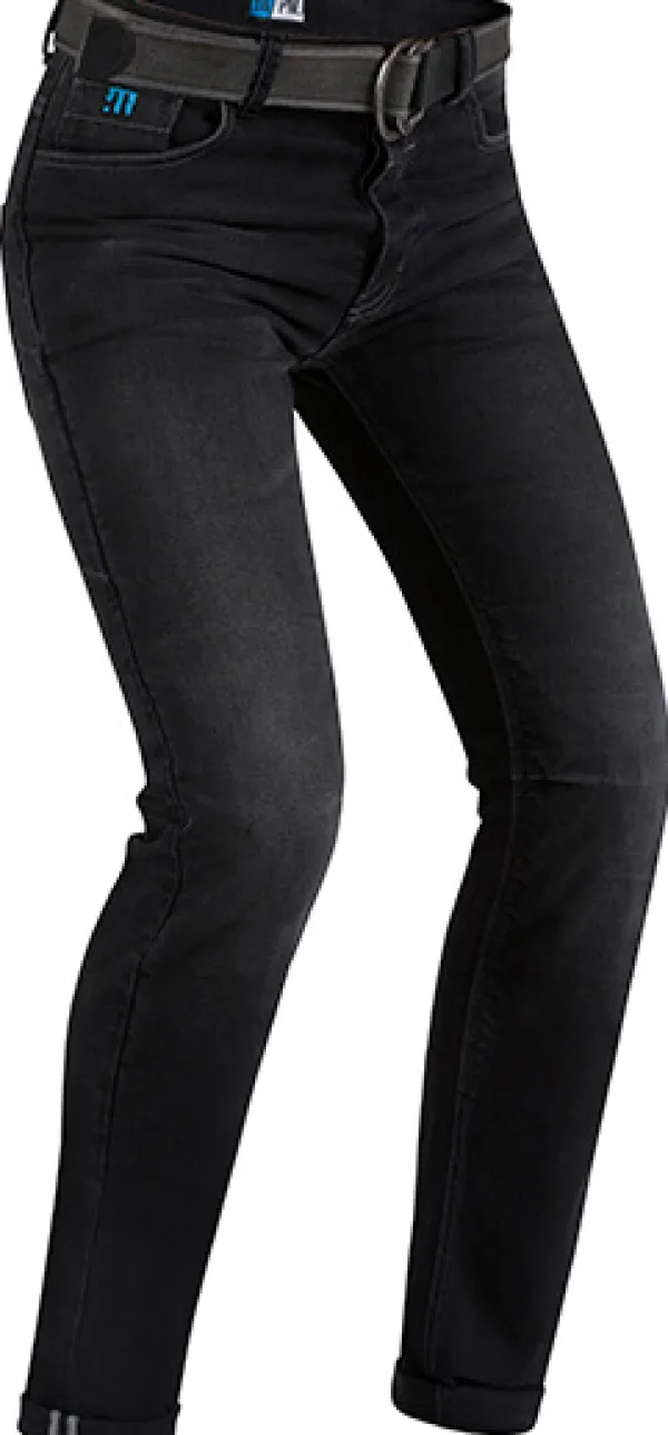 PMJ Caferacer Motorjeans Washed Black 120> Motorjeans