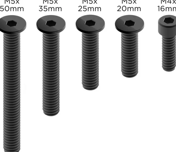 Quad Lock Screw Set Pro 2 Black> Telefoonhouders