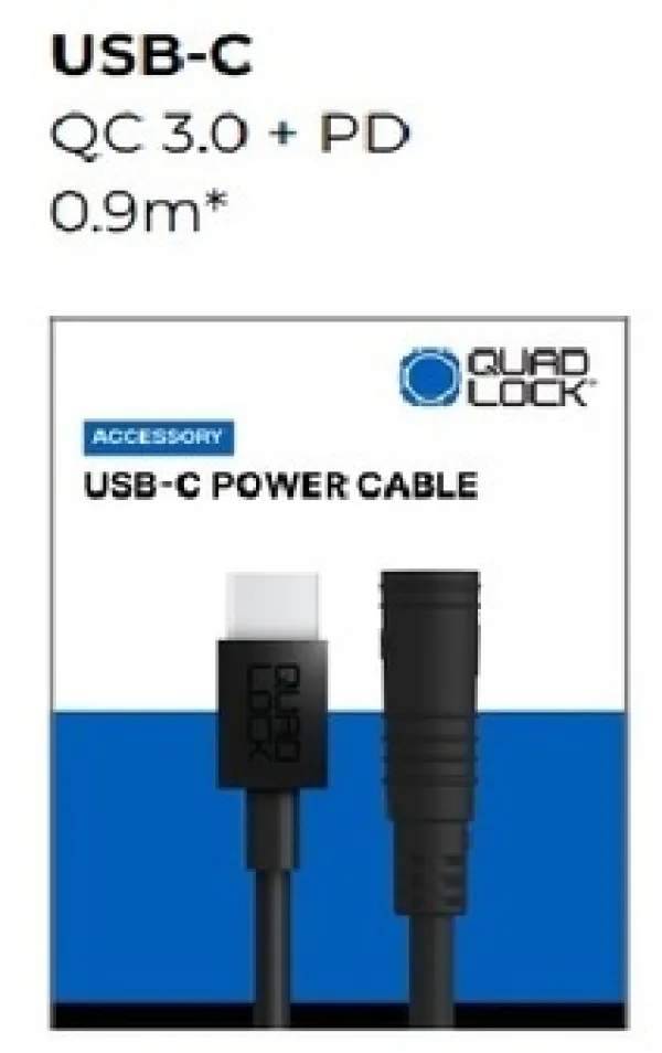 Quad Lock USB-C Cable> Telefoonhouders