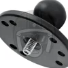 RAM 2.5" Round Base1" Ball & 1/4-20Thread> Telefoonhouders