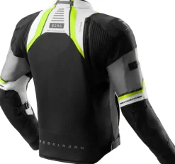 Rebelhorn Borg 2 Motorjas Black/Grey/Fluo Yellow> Motorjassen