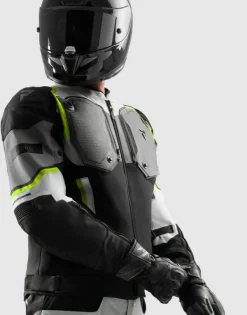 Rebelhorn Borg 2 Motorjas Black/Grey/Fluo Yellow><noscript><img width=