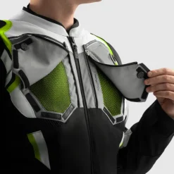Rebelhorn Borg 2 Motorjas Black/Grey/Fluo Yellow><noscript><img width=