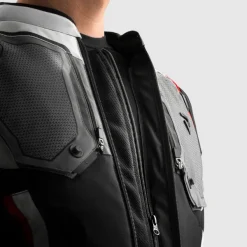 Rebelhorn Borg 2 Motorjas Black/Grey/Red> Motorjassen