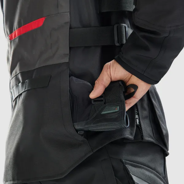 Rebelhorn Cubby 5 Motorjas Black/Anthracite/Red> Motorjassen