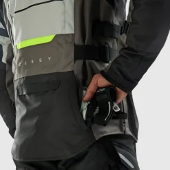 Rebelhorn Cubby 5 Motorjas Black/Grey/Fluo Yellow> Motorjassen
