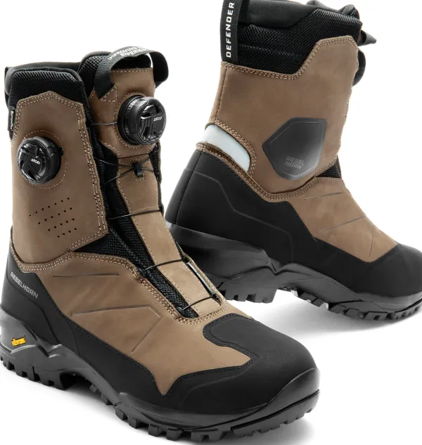 Rebelhorn Defender-X Boots Desert>Heren Heren Motorlaarzen