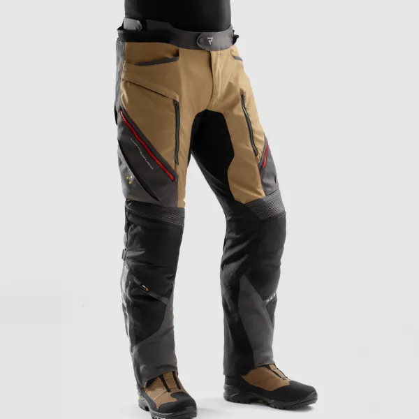 Rebelhorn Hardy 3.0 Motorbroek Desert/Grey/Red> Motorbroeken