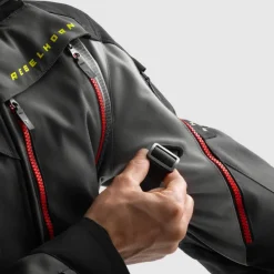 Rebelhorn Hardy 3.0 Motorjas Anthracite/Grey/Yellow> Motorjassen