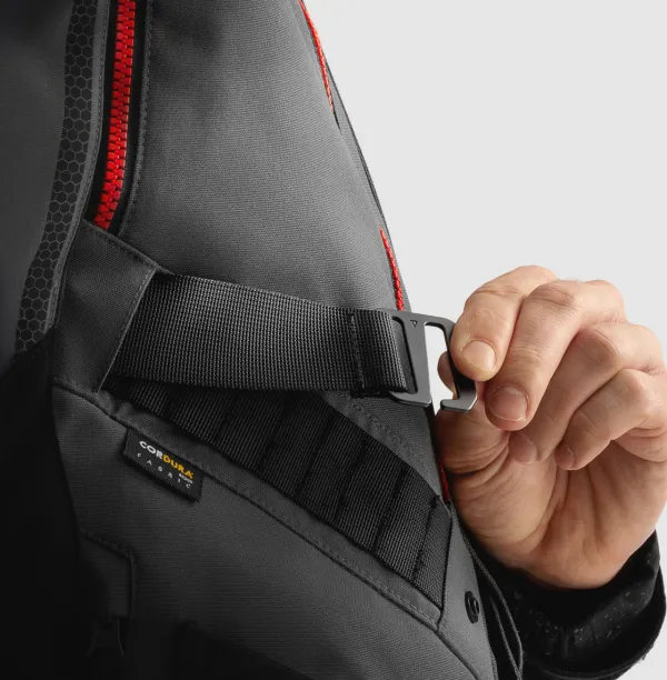 Rebelhorn Hardy 3.0 Motorjas Anthracite/Grey/Yellow> Motorjassen
