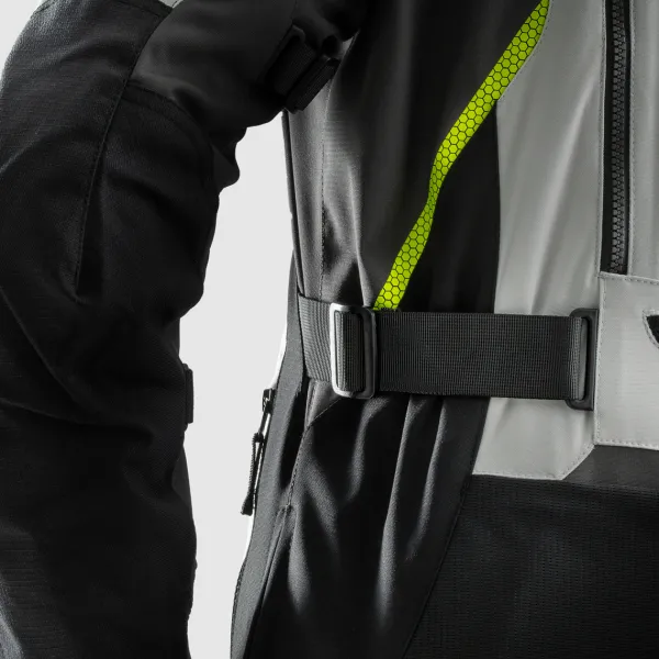 Rebelhorn Hardy 3.0 Motorjas Black/Grey/Fluo Yellow> Motorjassen