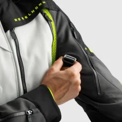 Rebelhorn Hardy 3.0 Motorjas Black/Grey/Fluo Yellow><noscript><img width=