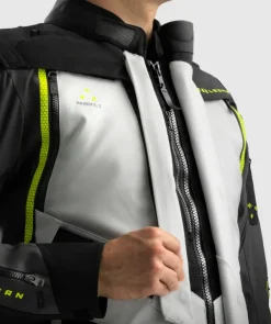 Rebelhorn Hardy 3.0 Motorjas Black/Grey/Fluo Yellow><noscript><img width=