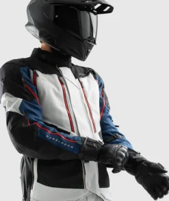 Rebelhorn Hardy 3.0 Motorjas Blue/Grey/Red><noscript><img width=