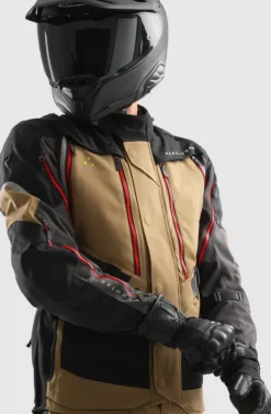 Rebelhorn Hardy 3.0 Motorjas Desert/Grey/Red><noscript><img width=