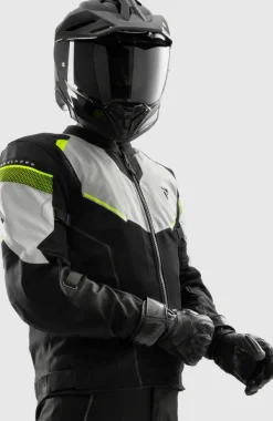Rebelhorn Hiflow 5 Motorjas Black/Grey/Fluo Yellow><noscript><img width=